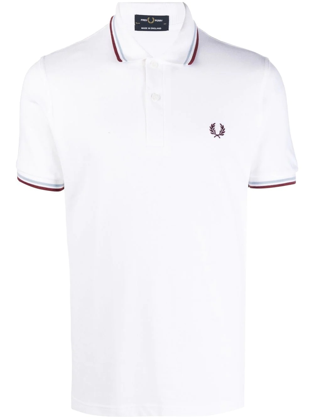 embroidered-logo polo shirt - 1