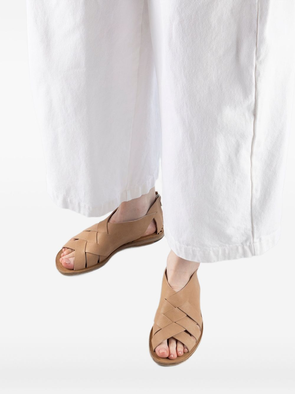 woven leather sandals - 5