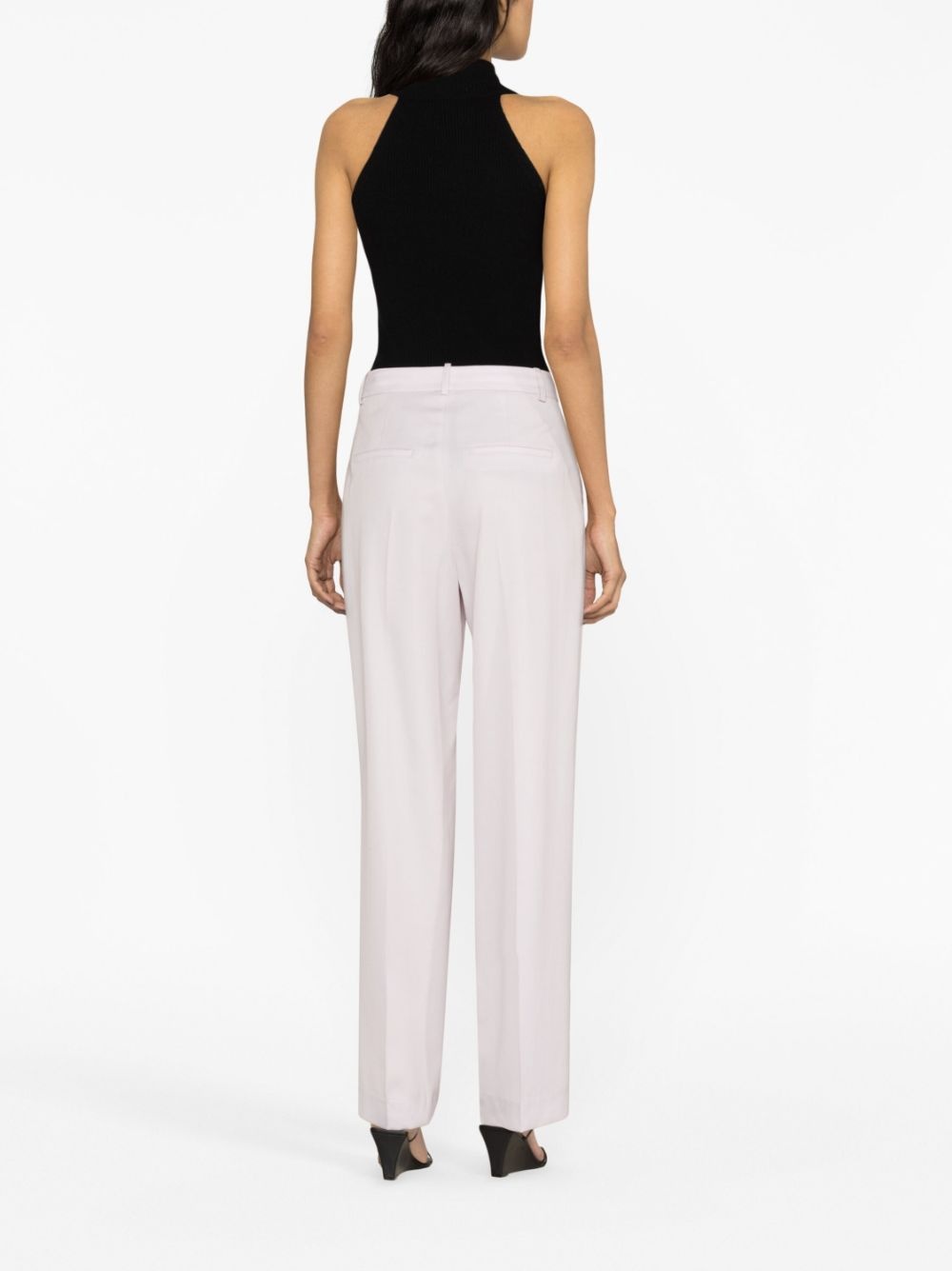 turtleneck cashmere tank top - 4