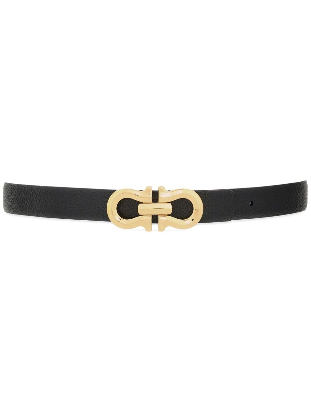 Gancini reversible leather belt - 1