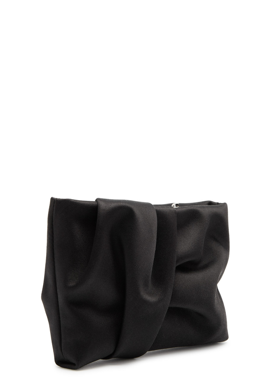 Jimmy Choo Bonny Gathered Satin Clutch - 2