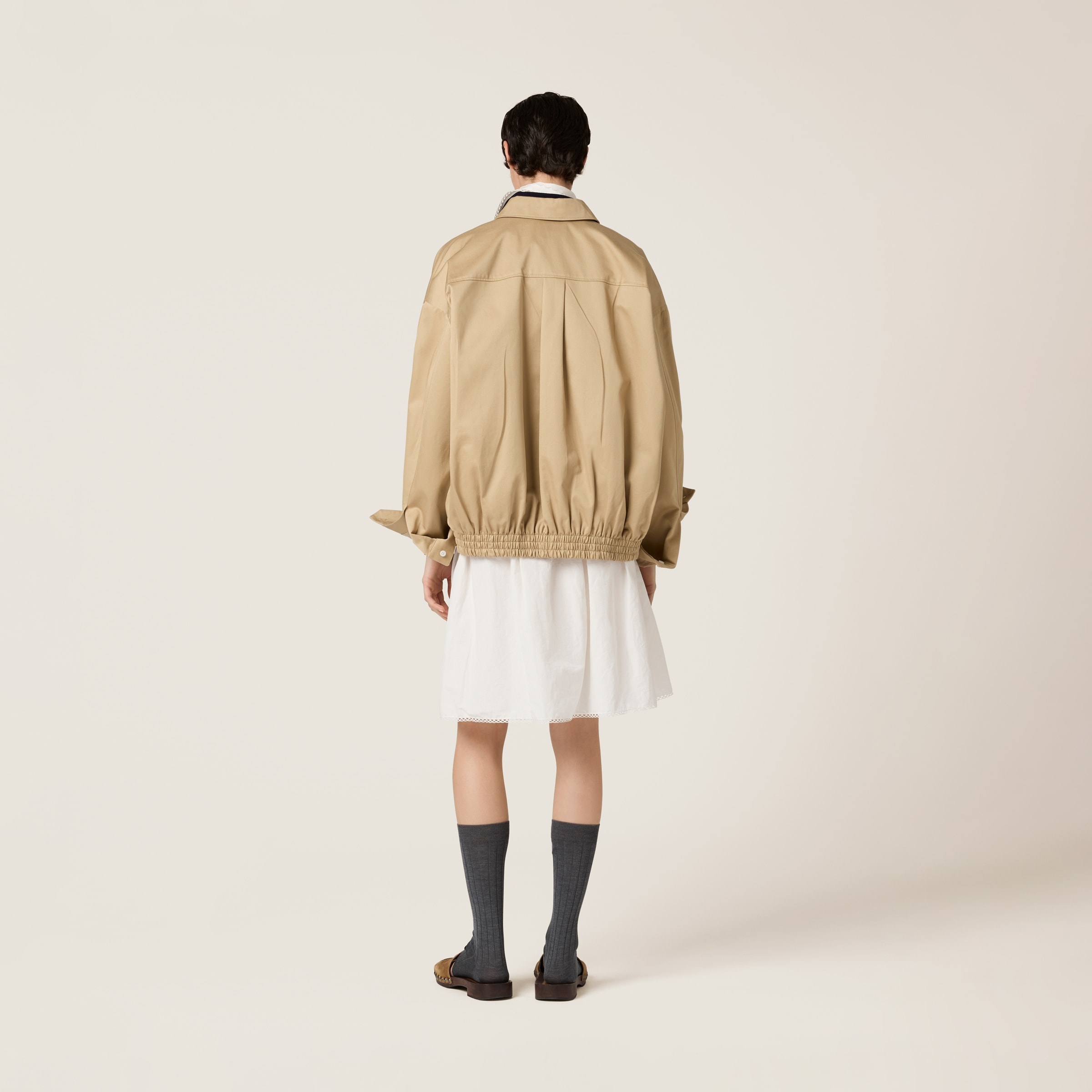 Chino cloth blouson jacket - 3