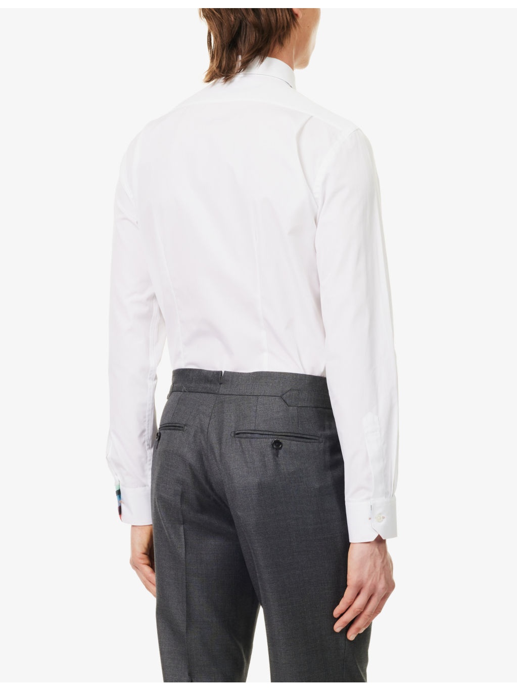 Darted slim-fit cotton shirt - 4