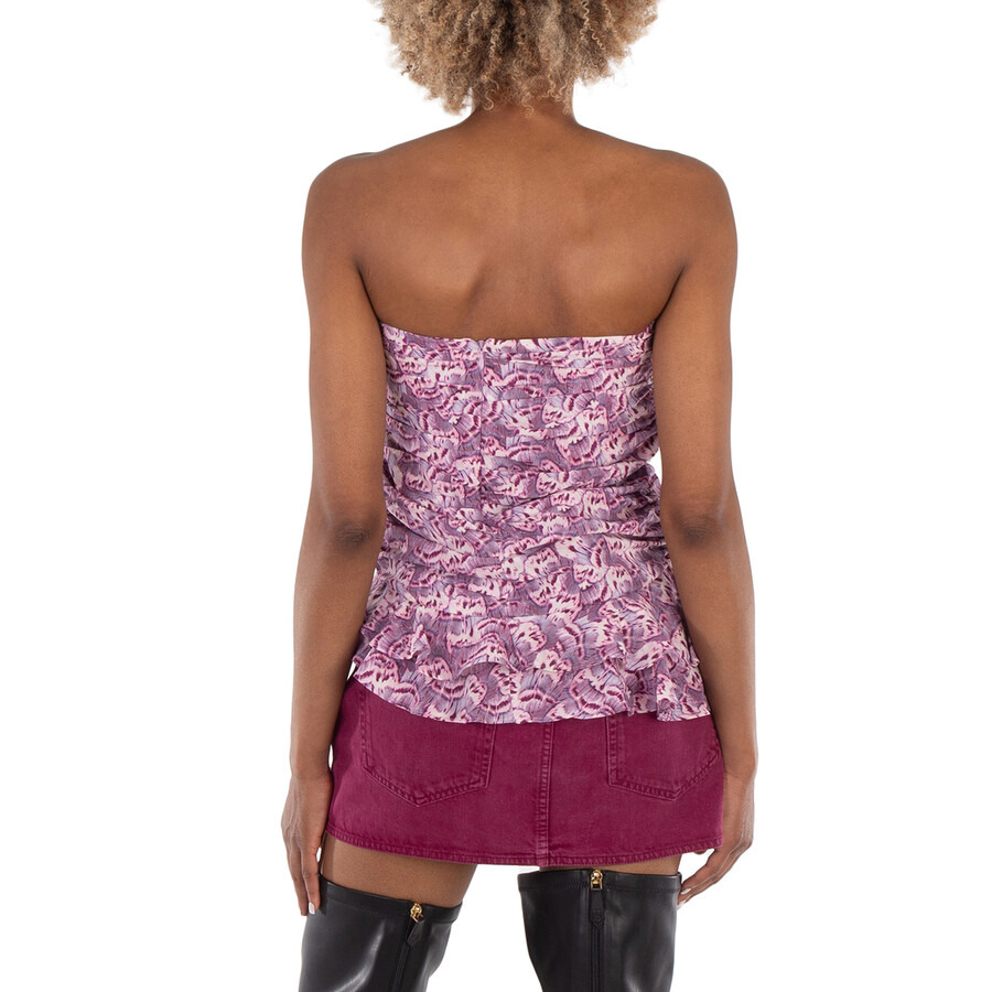 Isabel Marant Ladies Pink Milendi Silk Skirt - 3
