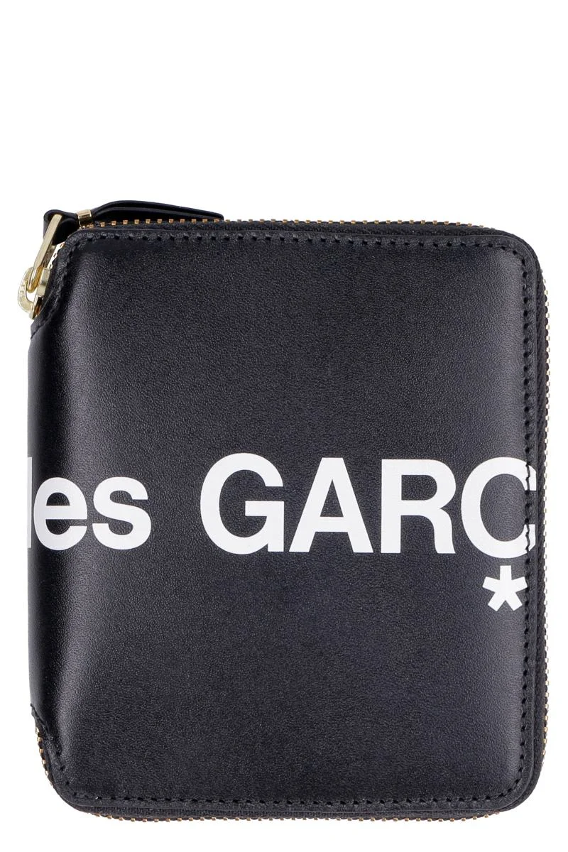 Comme Des Garçons Huge Leather Zip Around Wallet - 1