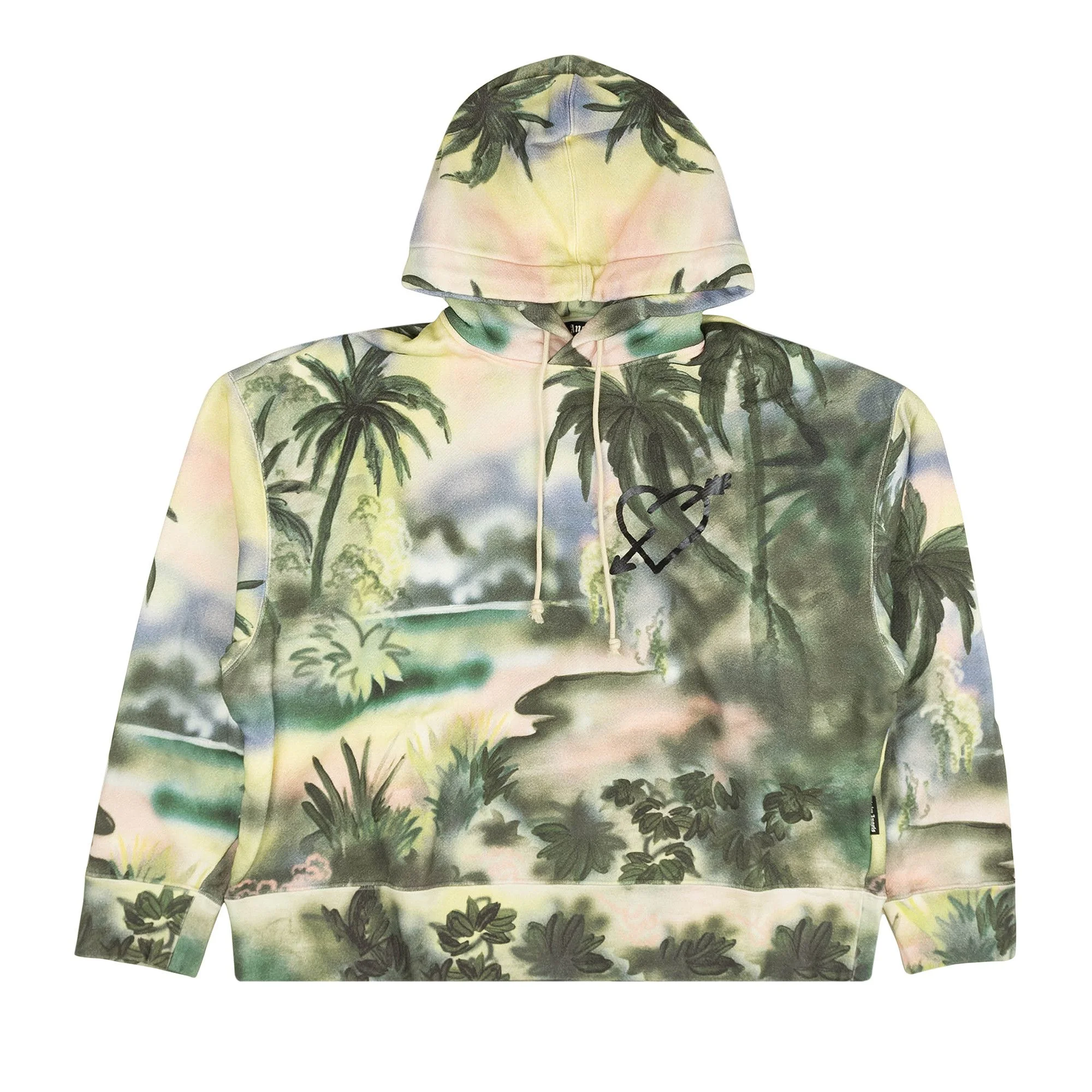 Palm Angels Paradise Hoodie 'Multicolor/Black' - 1