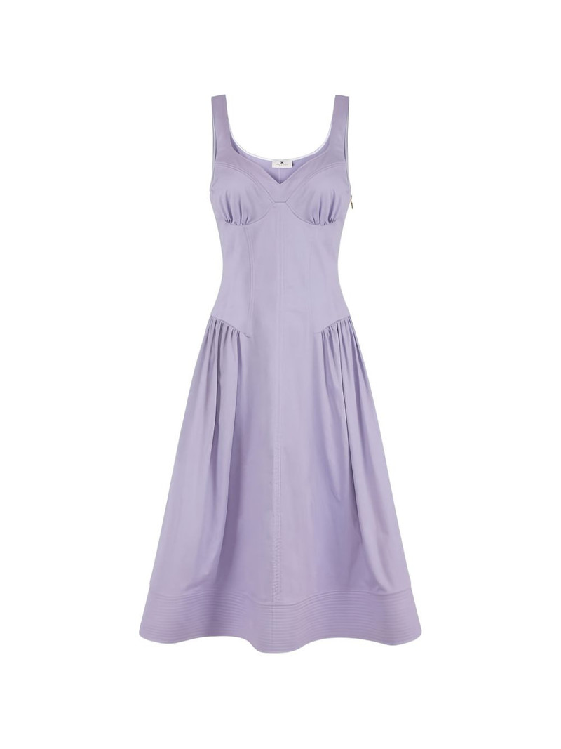 gathered midi dress 1