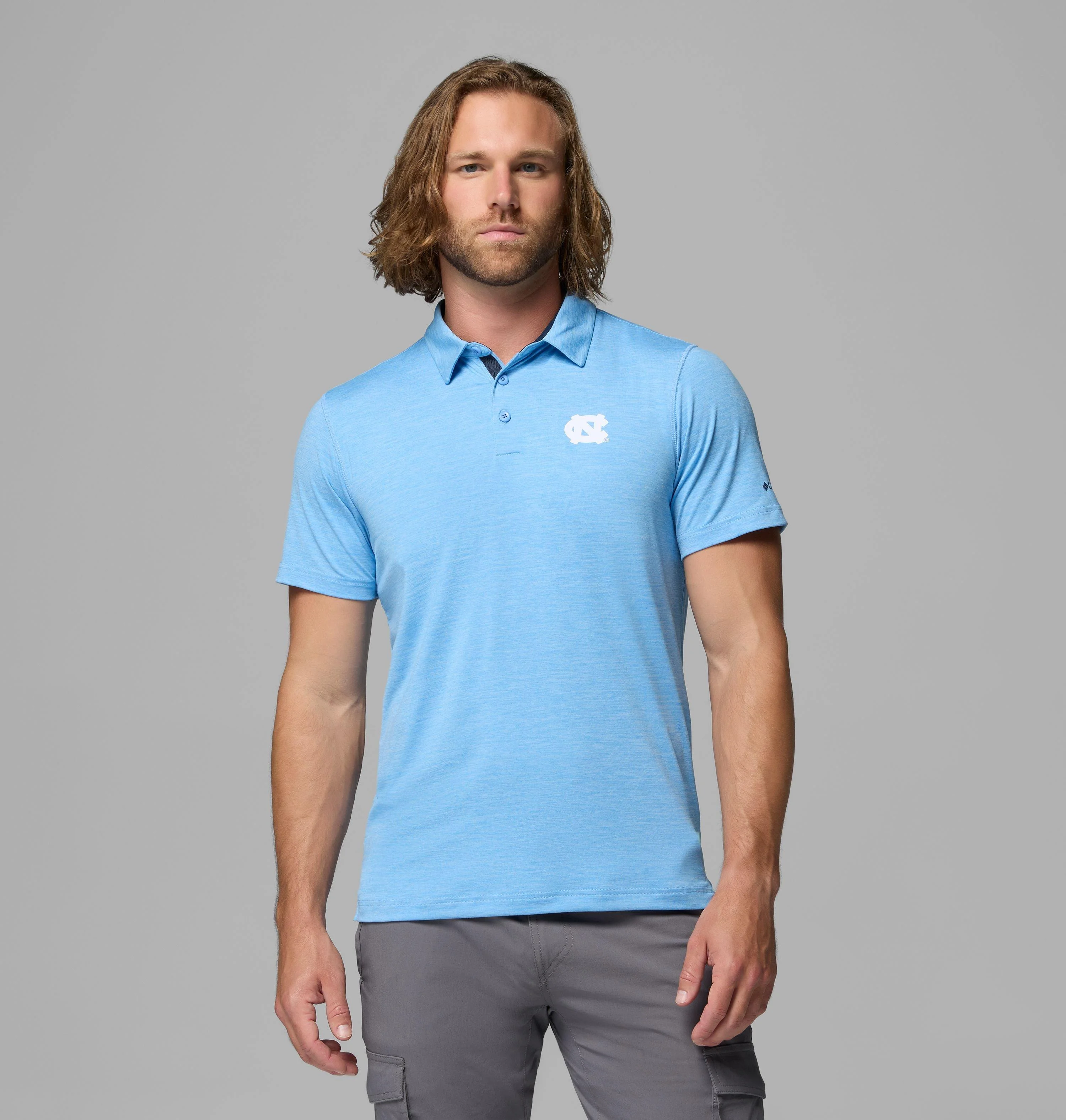 Men's Collegiate Tech Trail Polo - North Carolina - 1