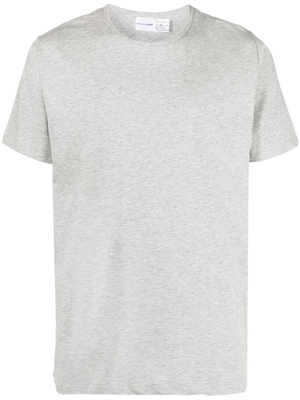 round neck cotton T-shirt - 1