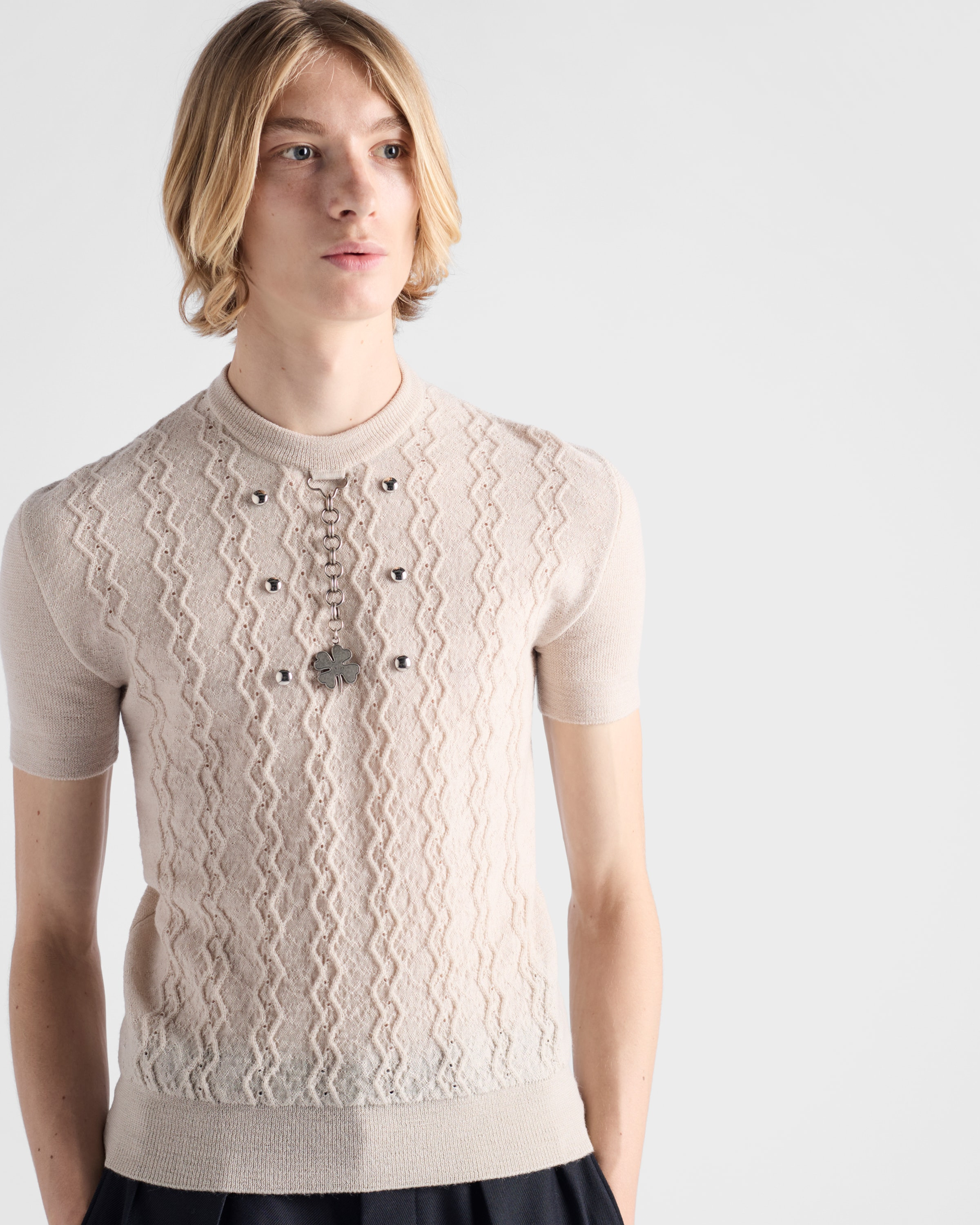 Wool crew-neck sweater - 3