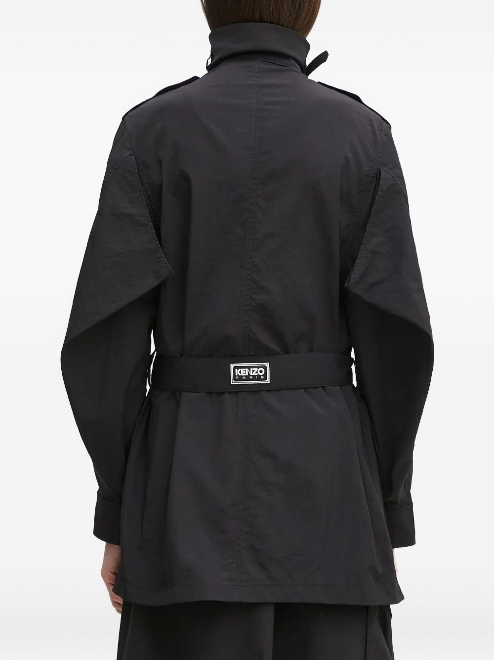 belted trench coat - 4