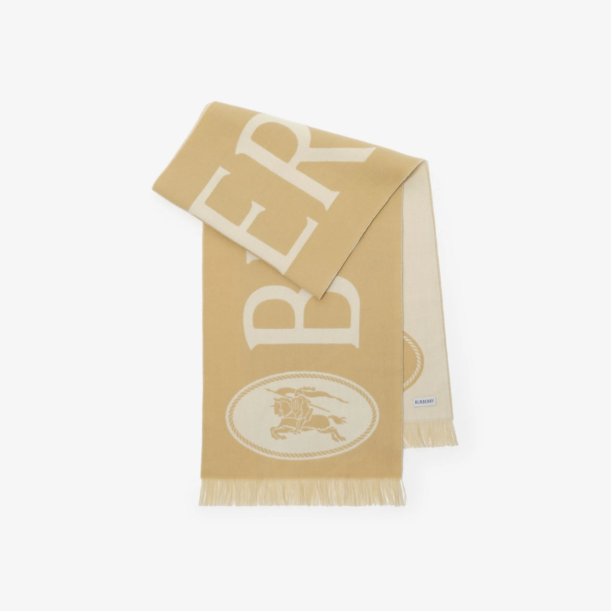 Logo Wool Scarf - 1