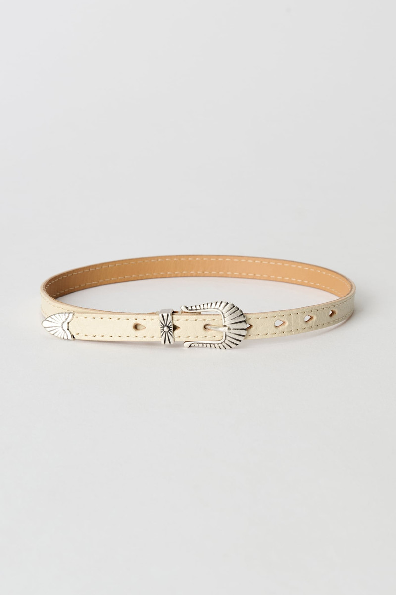 Cowboy Wrap Around Deep Ecru Leather 3