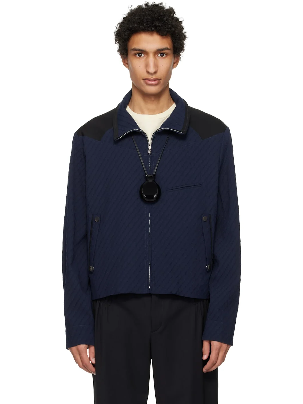 Navy Noro Jacket - 1