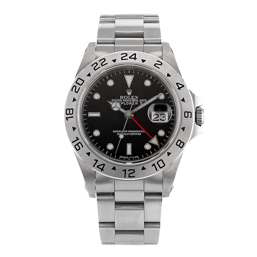 Pre-owned Rolex Explorer II Automatic Black Dial Men's Watch 16570 BKSO - 2