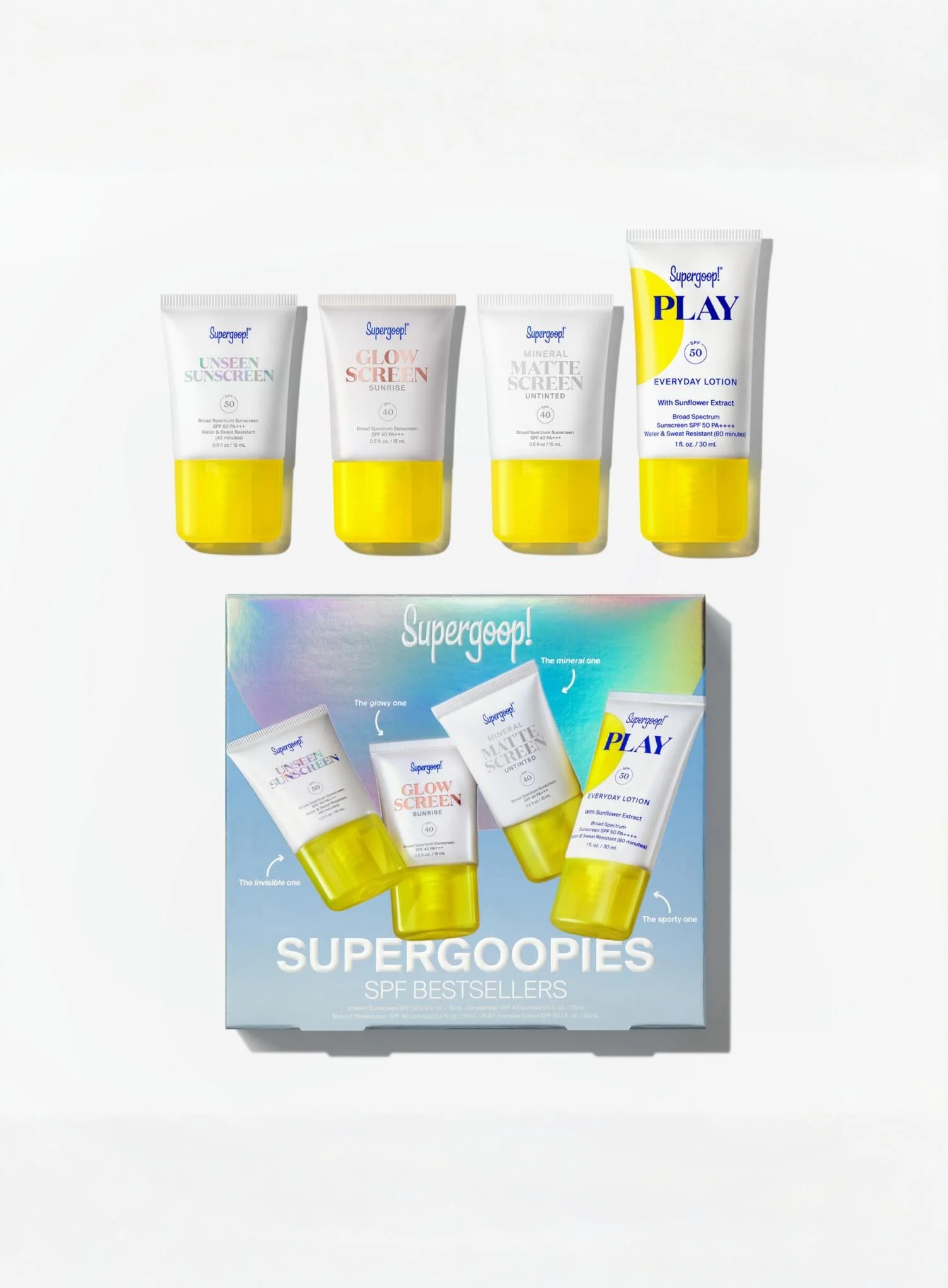 Supergoopies SPF Bestsellers Kit - 1