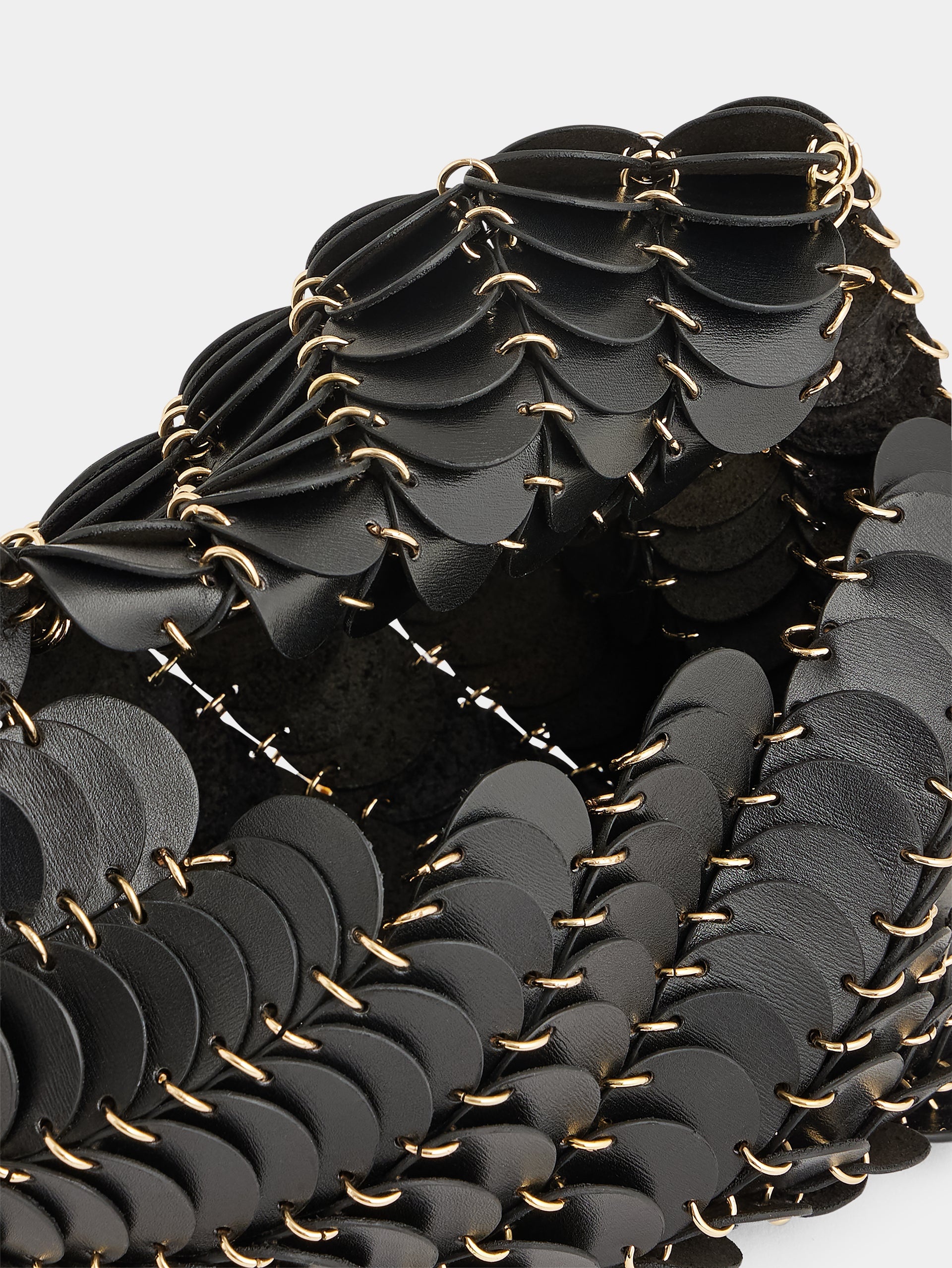 BLACK PACO CLUTCH BAG - 7