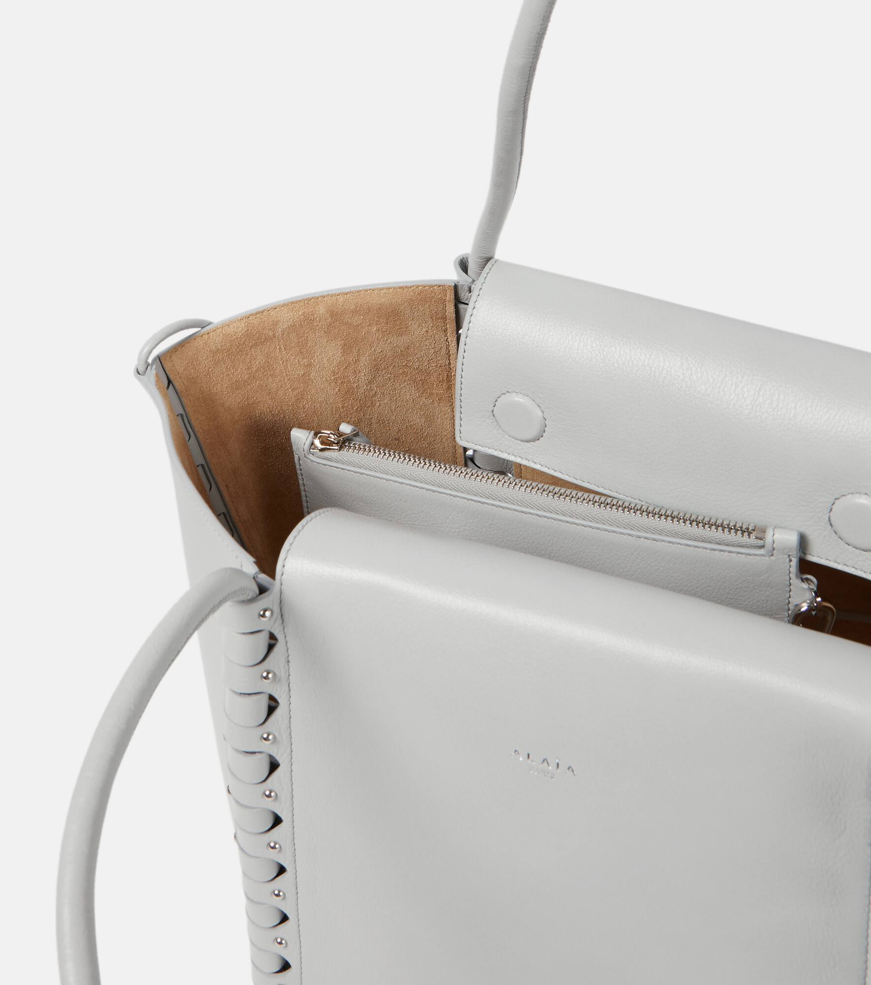 Hinge Medium leather tote - 3
