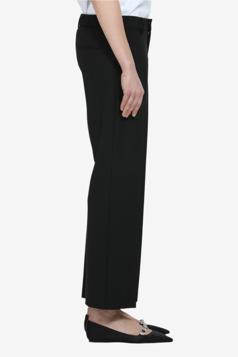 STRAIGHT FIT STRIPED ANKLE TROUSERS 3