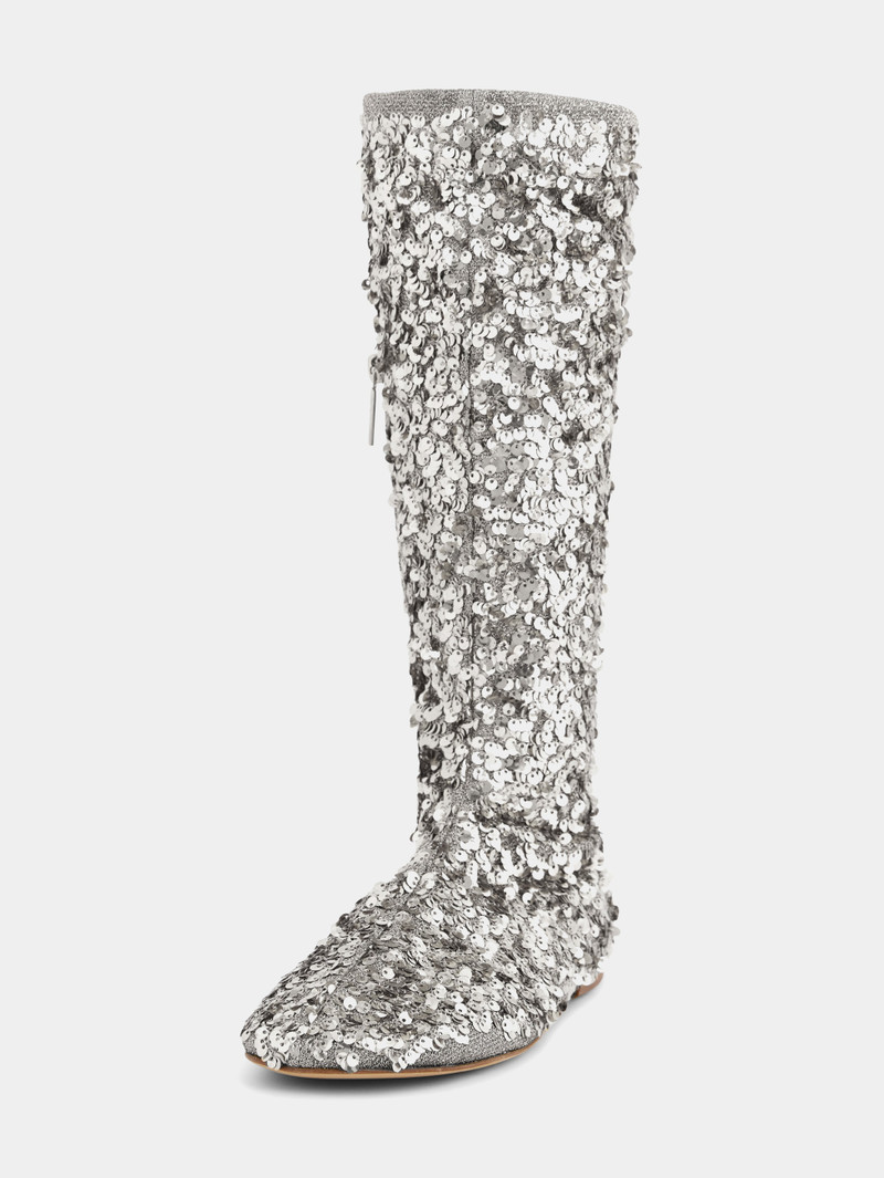 rabanne BOOTS WITH SEQUINS outlook