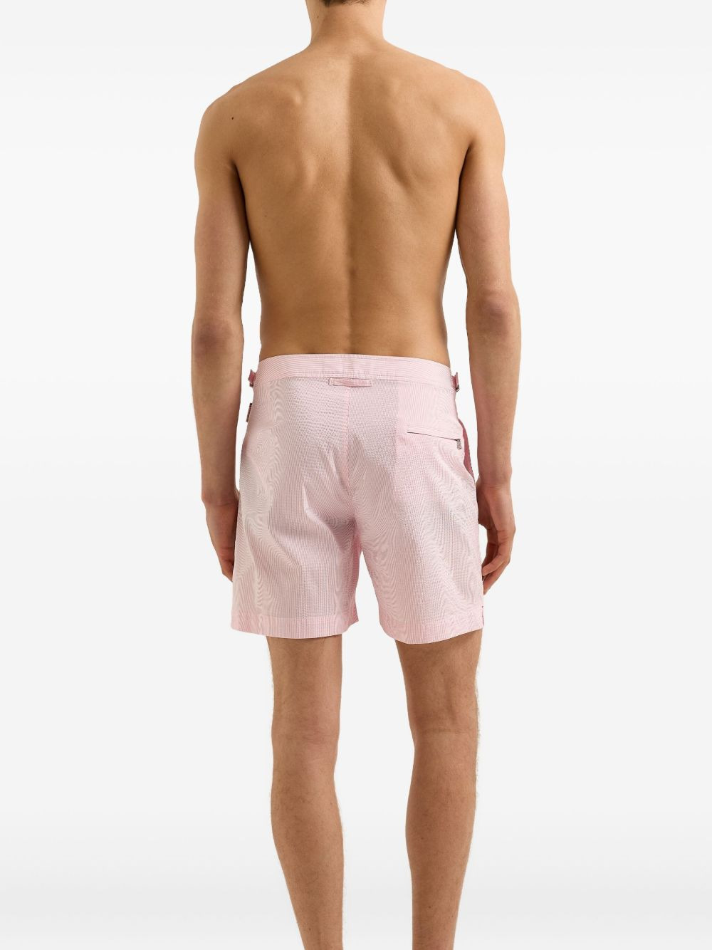 striped swim shorts - 4