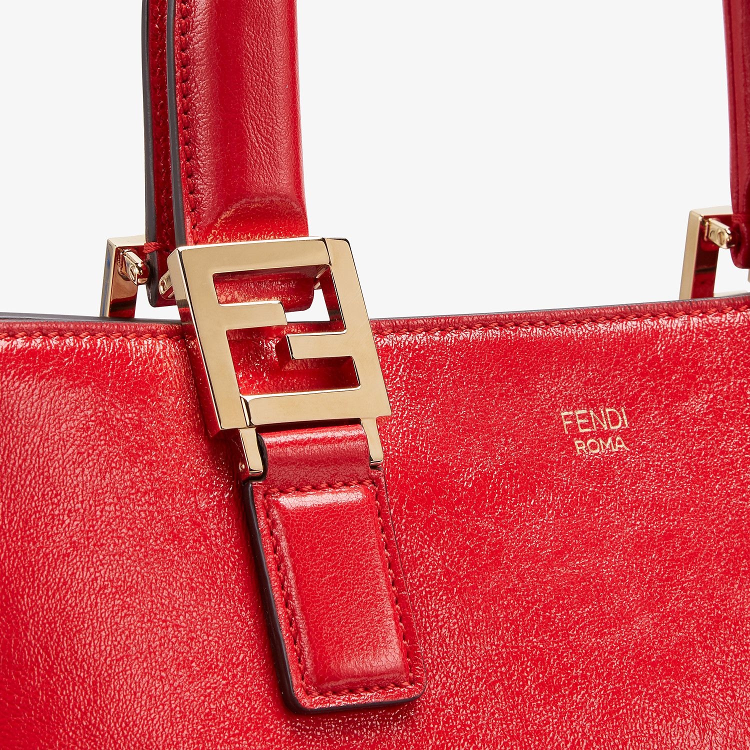 Red leather bag - 6