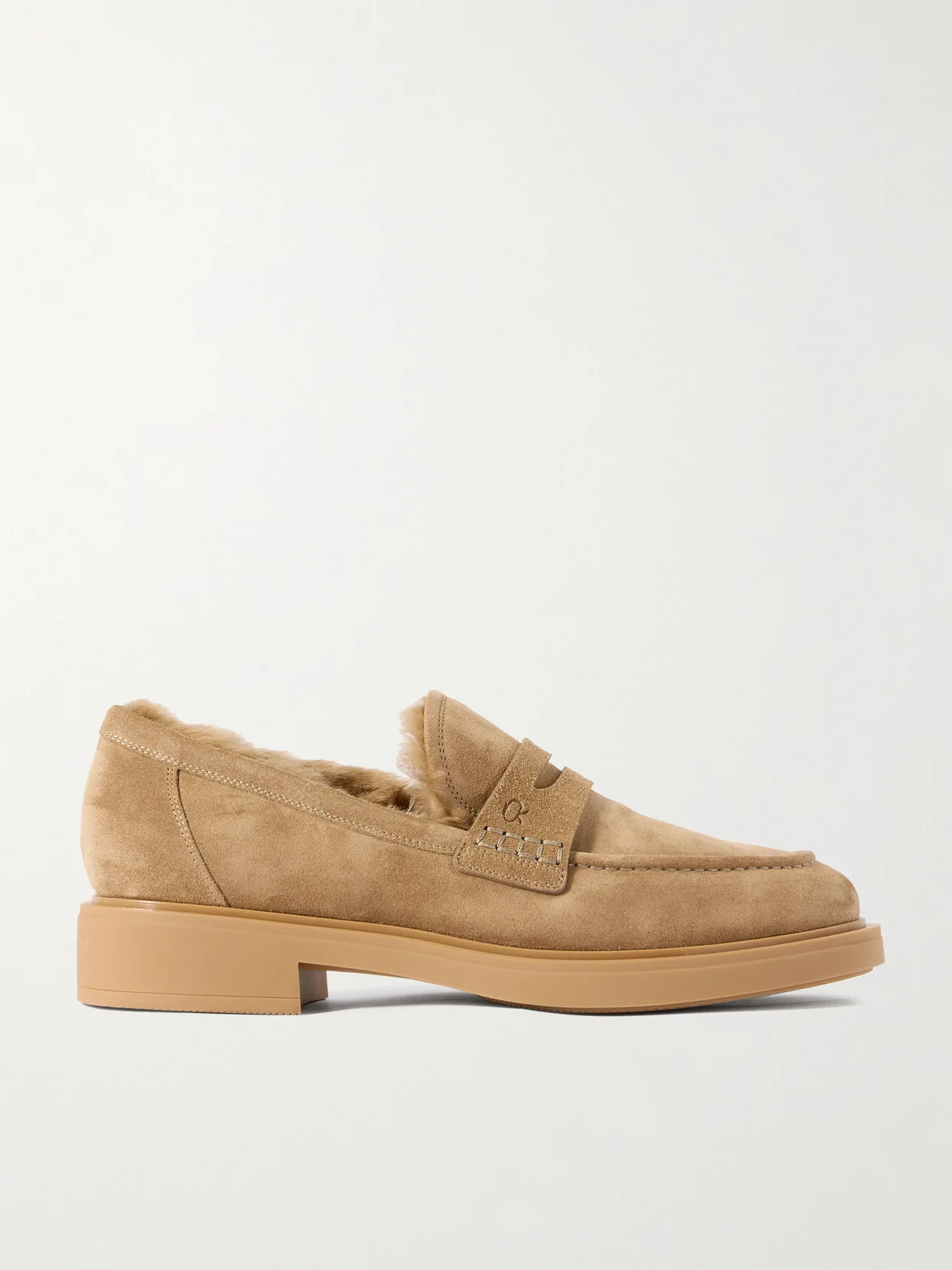 Harris 20 Shearling-lined Suede Loafers - 1