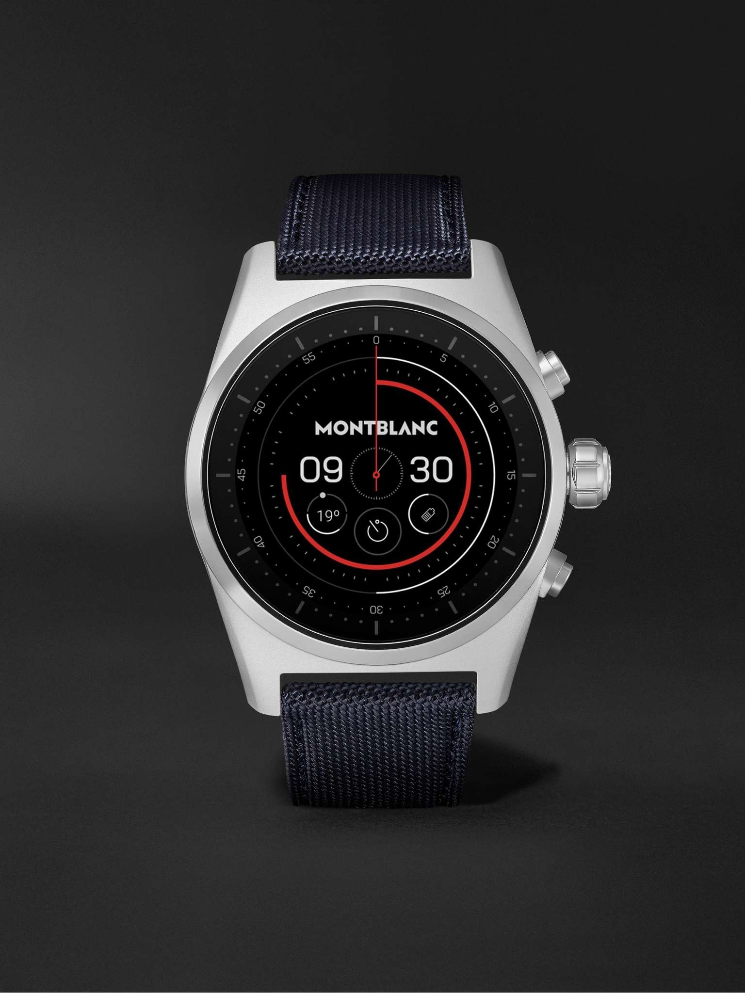 Summit Lite 43mm Aluminium and Nylon Smart Watch, Ref. No. 128411 - 1
