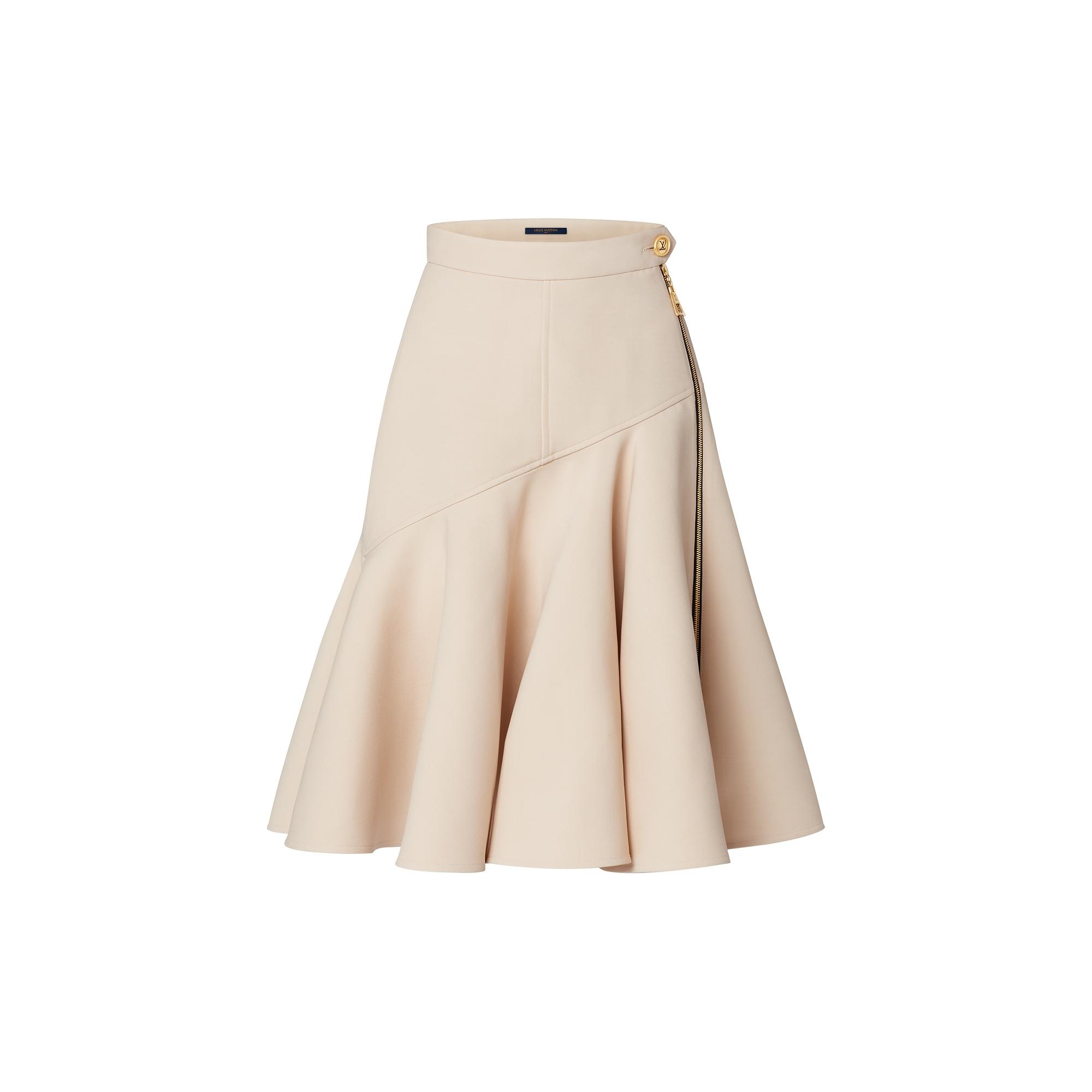 Asymmetrical Flounce Skirt - 1