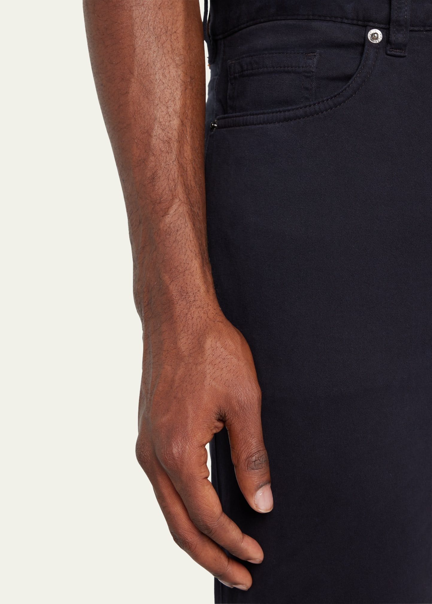 Men's Cotton 5-Pocket Pants - 5