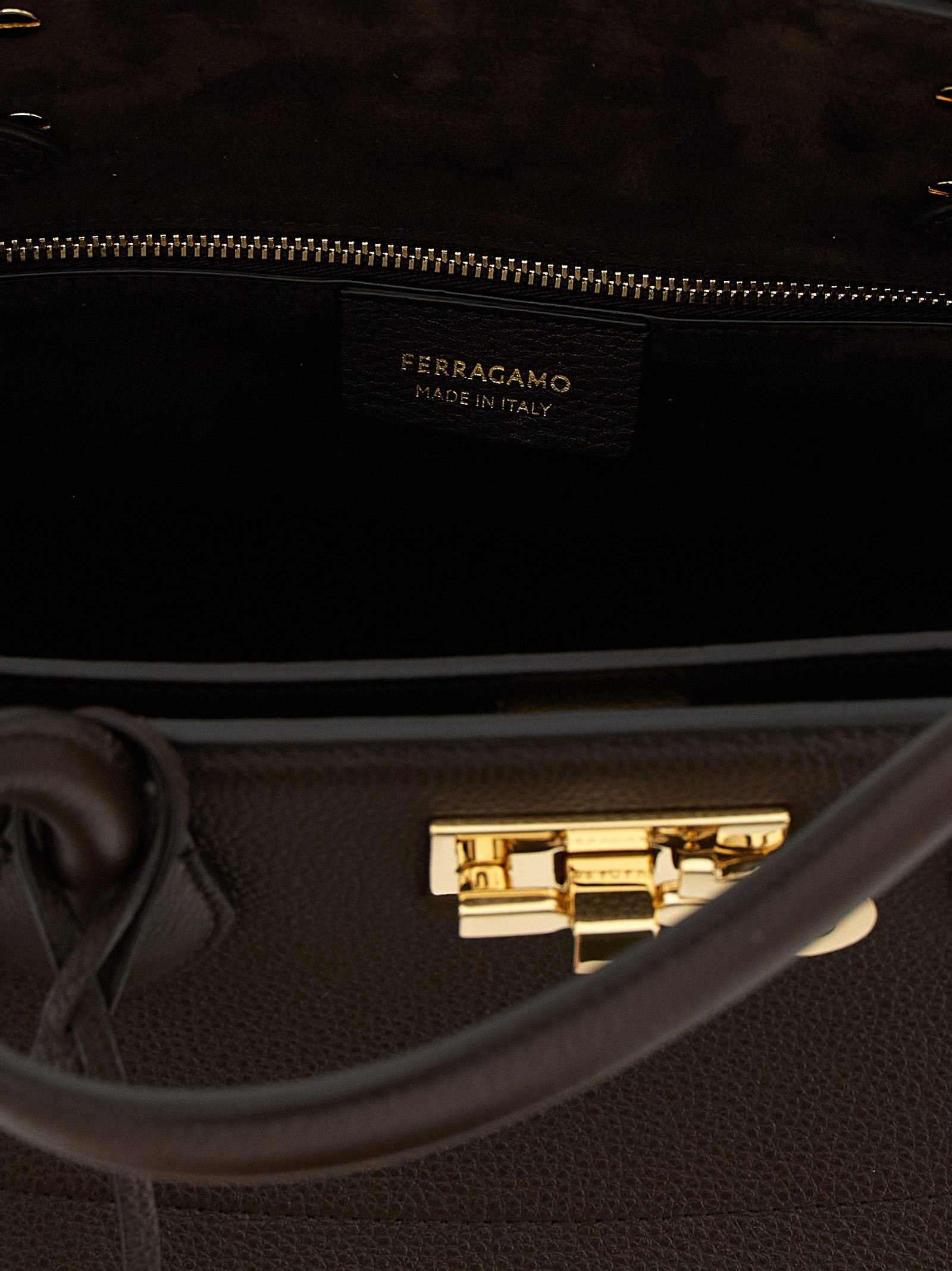 New Ferragamo Studio Soft (L) Hand Bags Brown - 4
