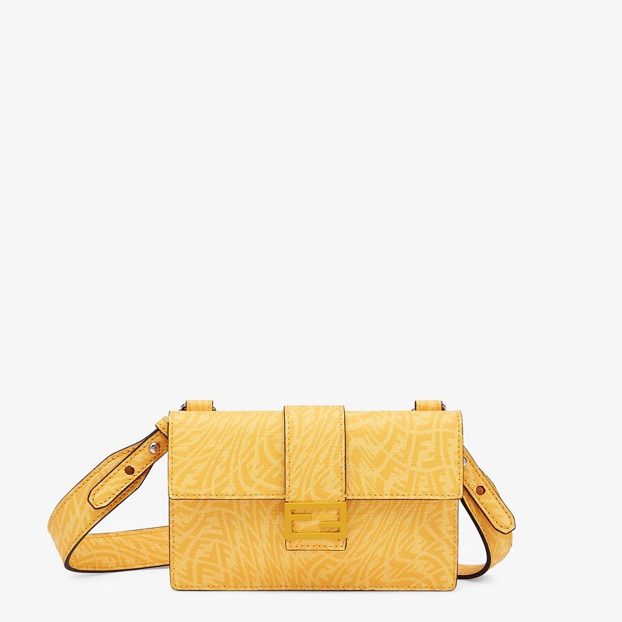 Yellow fabric bag - 1