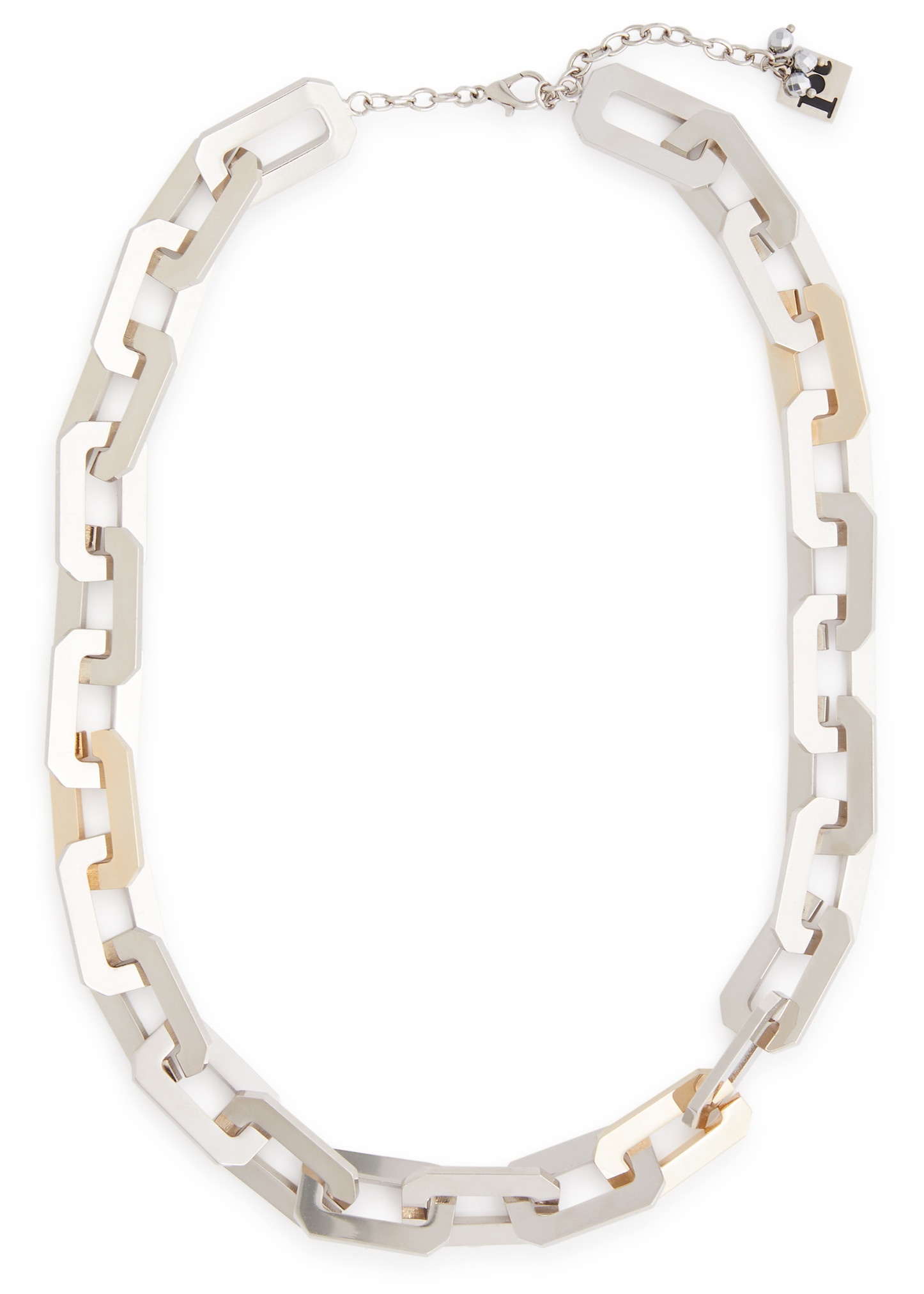 Paloma two-tone chain necklace - 1