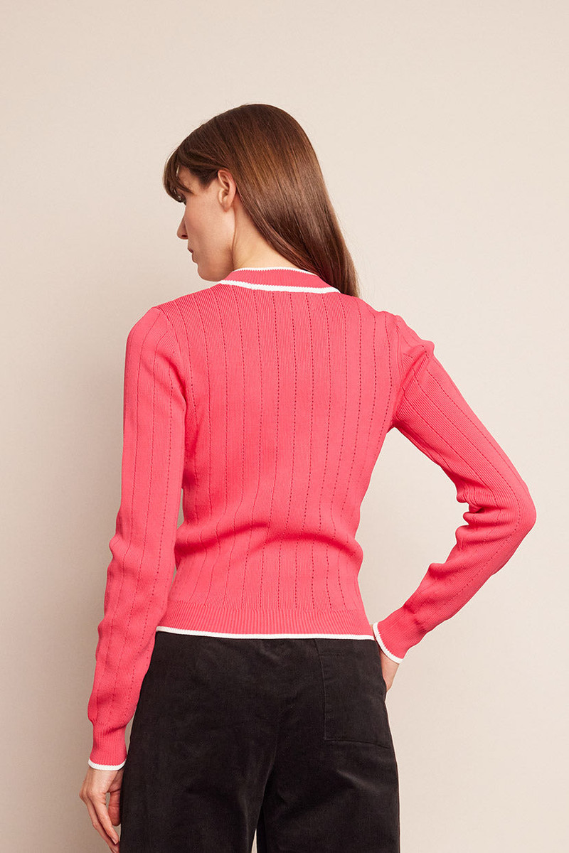 Lavira Cardigan Statement Gold Buttons Add A Luxe Vintage Feel To This New Staple 3