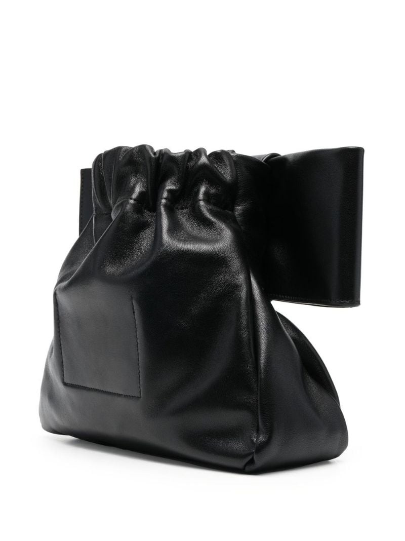 bow-detail leather crossbody bag - 4