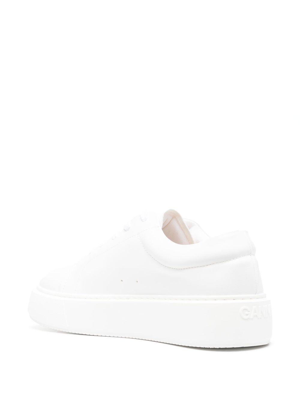 logo-patch low-top sneakers - 3