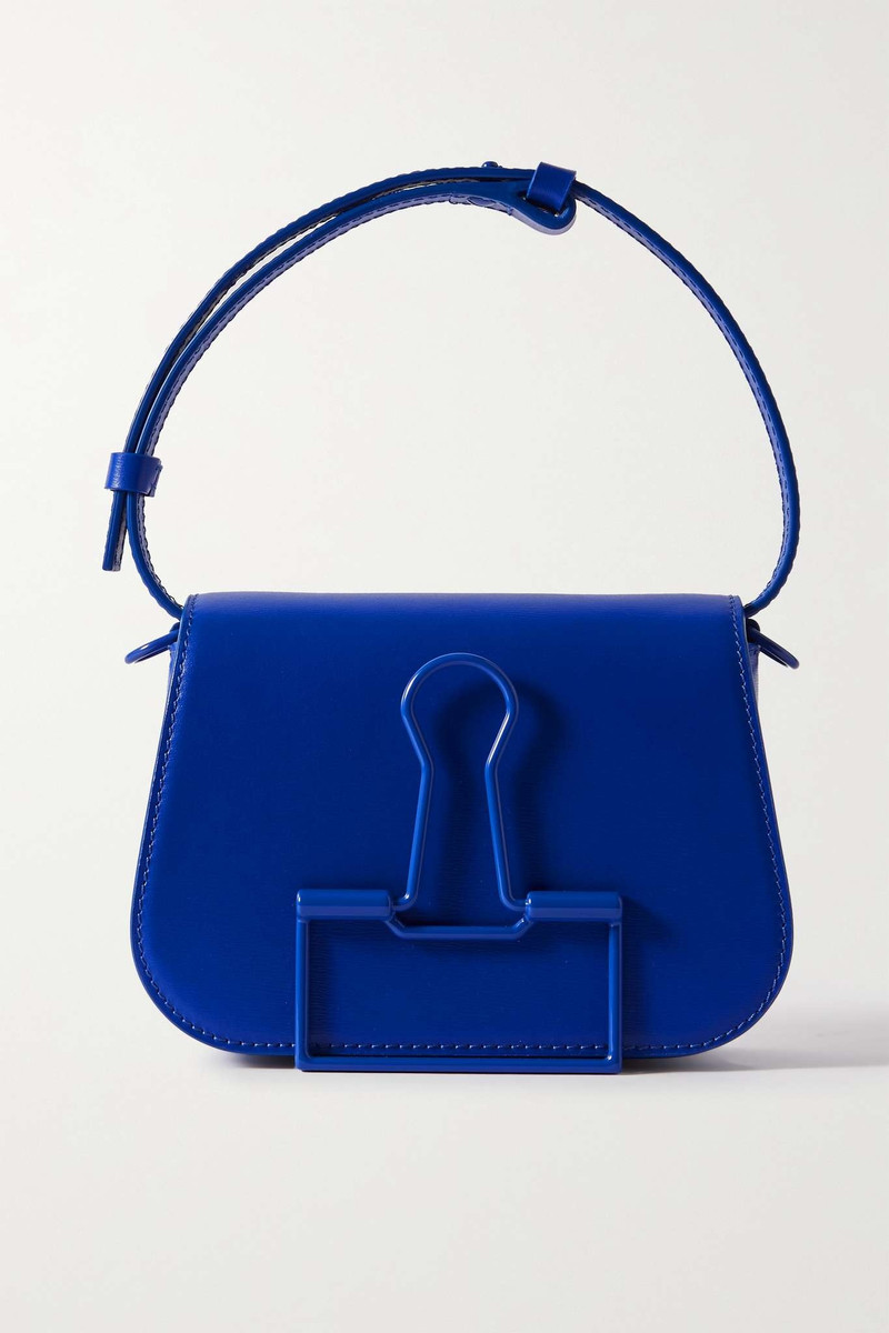 Skeleton Binder leather shoulder bag - 1