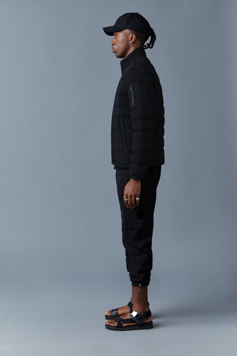 PIERS Stretch light down jacket with stand collar 3