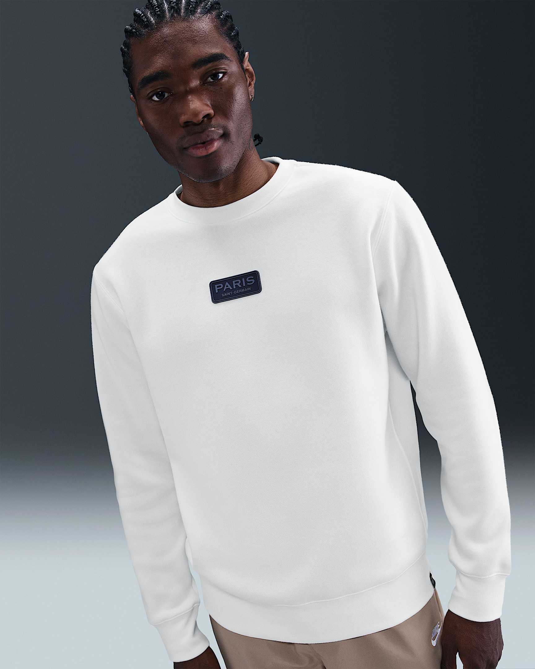 Paris Saint-Germain Club Men's Nike Soccer Crew-Neck Sweatshirt - 1