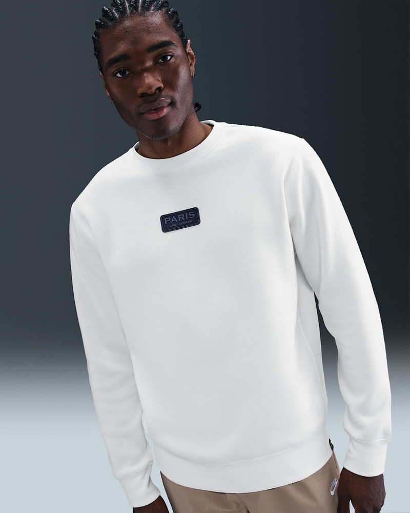 Paris Saint-Germain Club Men's Nike Soccer Crew-Neck Sweatshirt 1