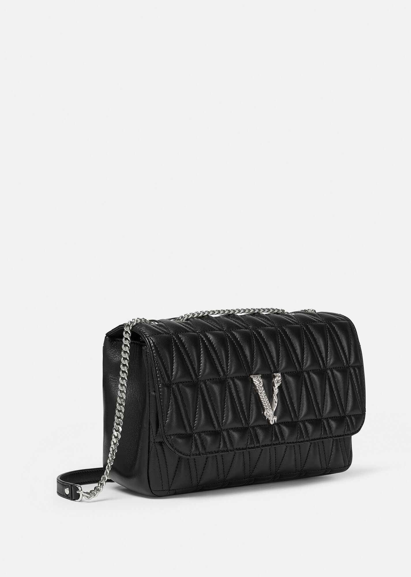 Virtus Quilted Nappa Leather Shoulder Bag - 3