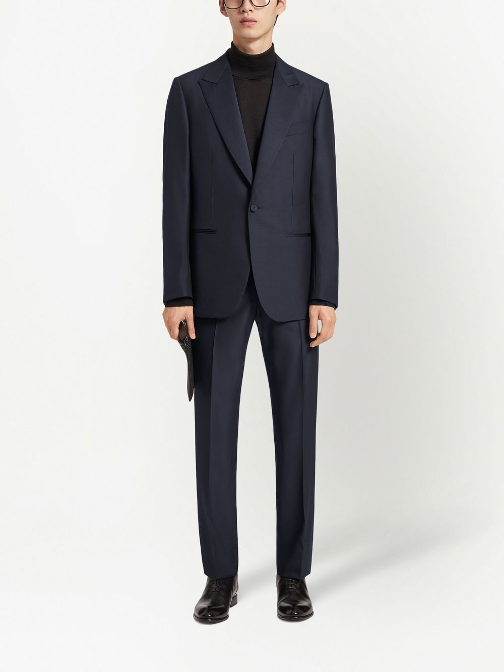 single-breasted peak-lapel suit - 2