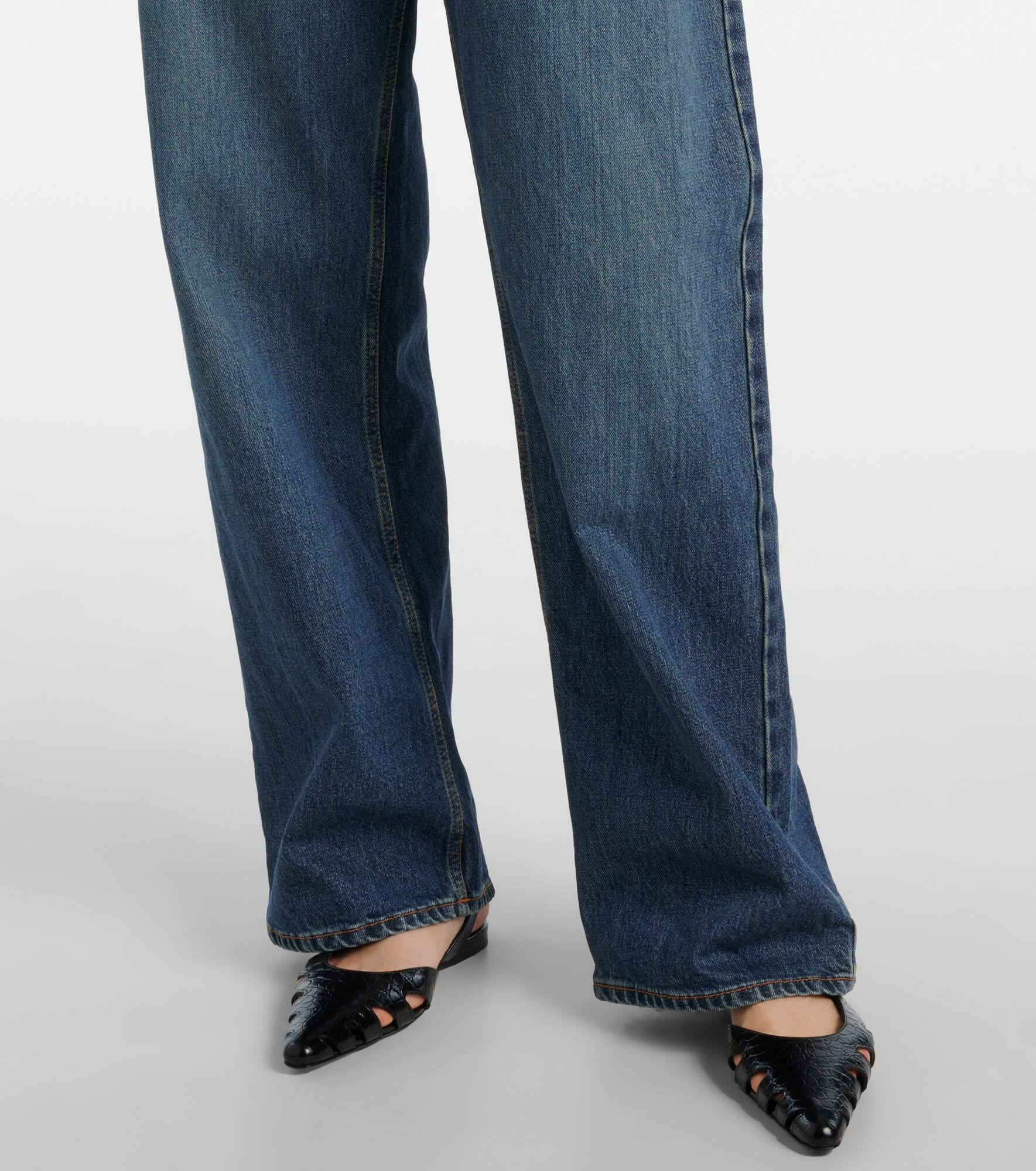 Low-rise straight jeans - 5