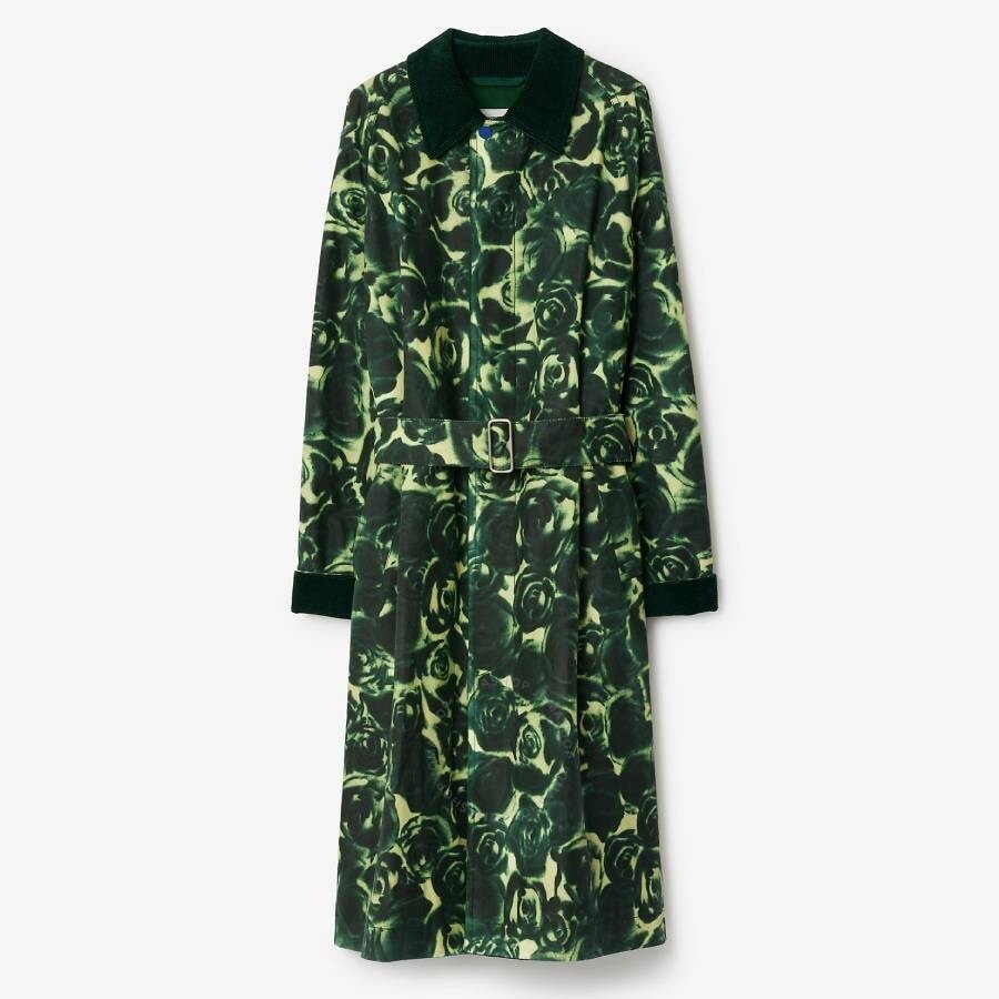 Burberry Rose Waxed Cotton Coat - 1