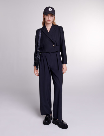 maje Straight-fit suit jacket outlook