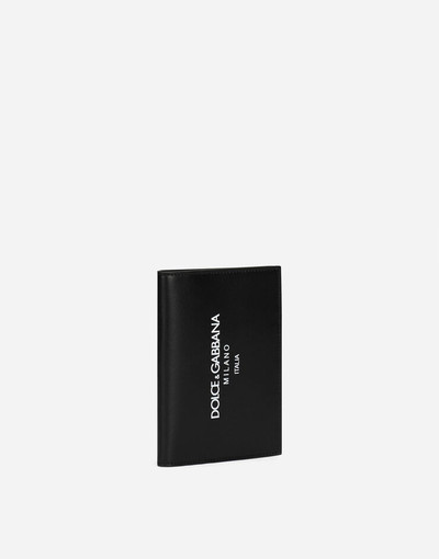 Dolce & Gabbana Calfskin passport holder with logo outlook