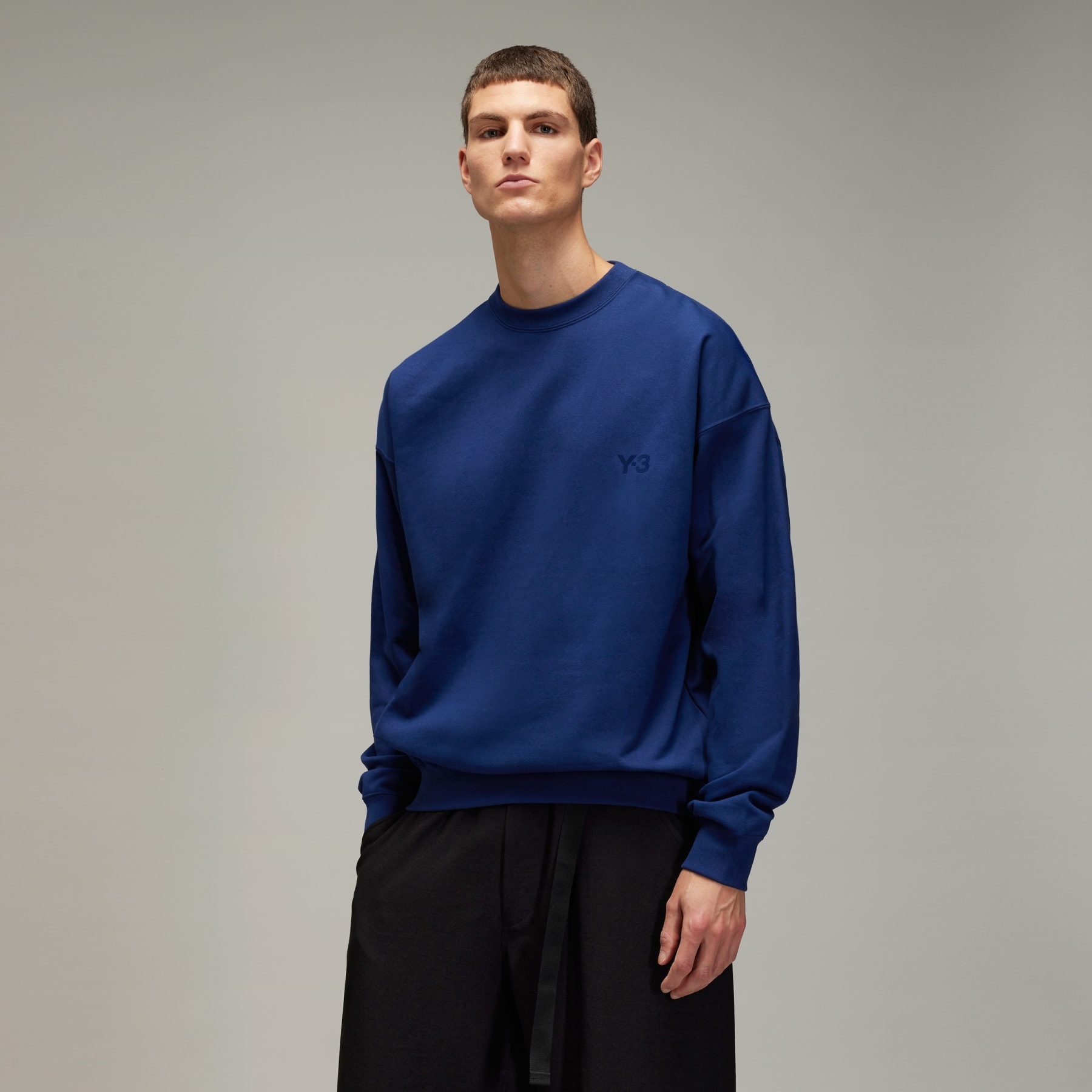 【Adidas コリア】 Y-3 French Terry Crew Sweater Y-3 Y-3 French Terry Crew Sweater | REVERSIBLE