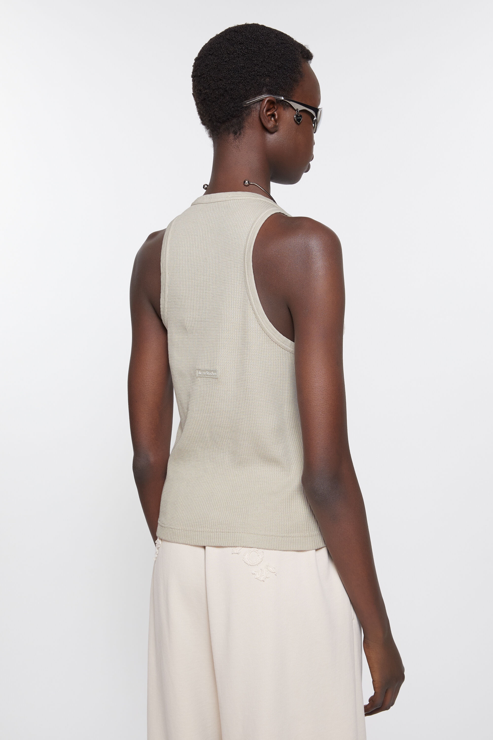 Tank top - Fitted unisex fit - Bright grey - 3