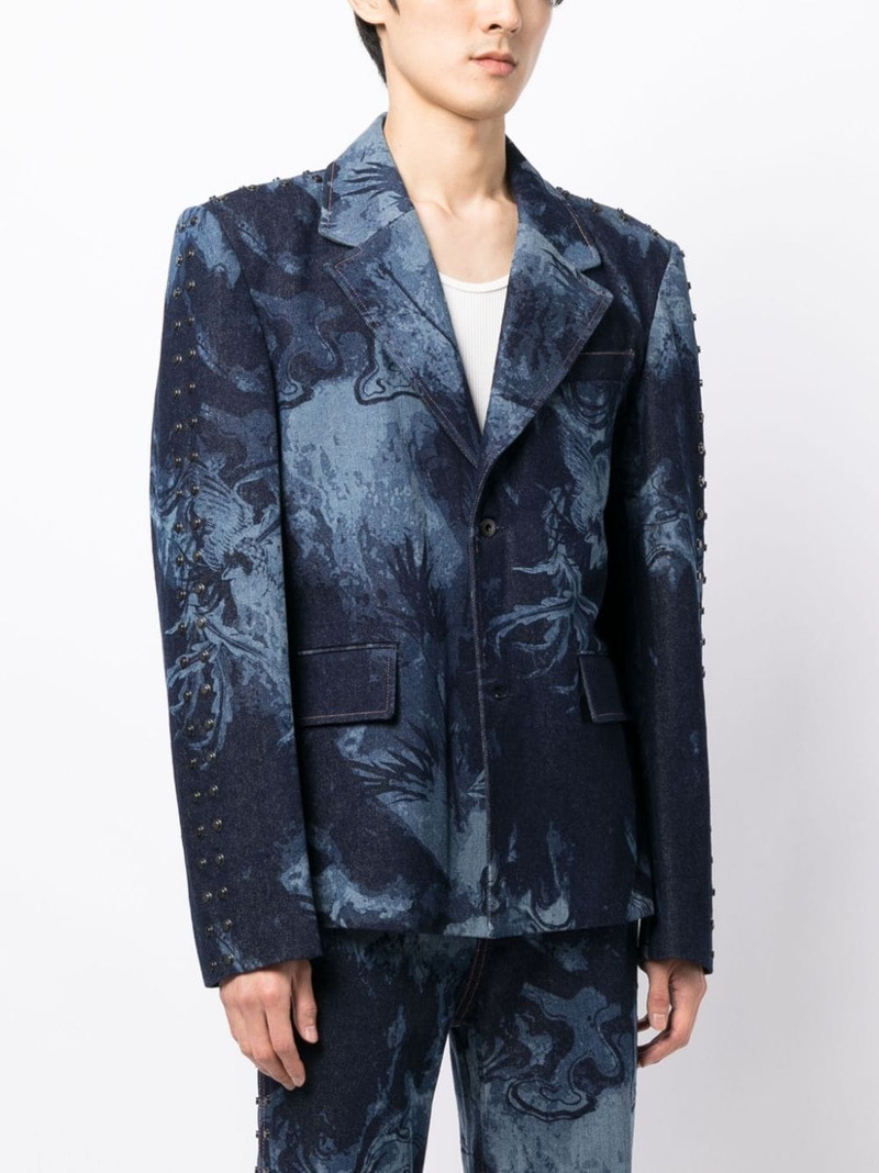 laser-cut single-breasted blazer 3