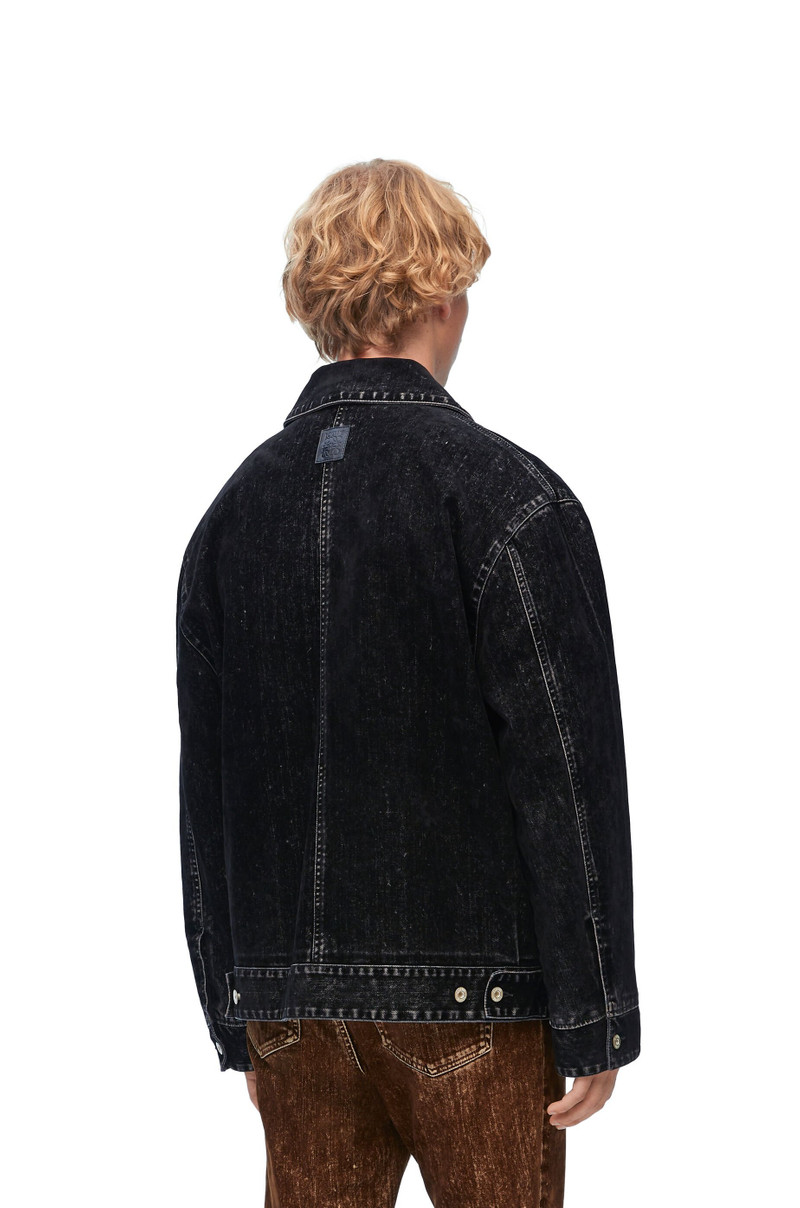 Bomber jacket in denim 4